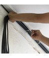100x Kabelbinder - 3,5 x 200 mm, Weiß, 100 Stk.