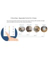 LEDlife rWave wandmontierter CCT-Dimmer - 4 Zonen, batteriebetrieben