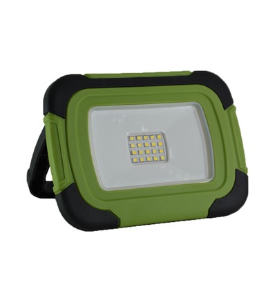 10W LED-Flutlichtstrahler - Wiederaufladbar, Samsung-Chip, 4000K, SOS-Blitz