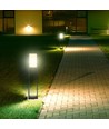 10W LED Wegeleuchte, 80cm - IP65, schwarz, Samsung LED Chip, kaltweiß, Außenbereich