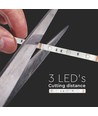 10m 4,8W/m RGB Strip Set - 12V DC, IP20, inkl. Fernbedienung und Netzteil (2x5m)