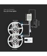 10m 4,8W/m RGB Strip Set - 12V DC, IP20, inkl. Fernbedienung und Netzteil (2x5m)