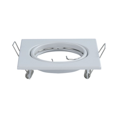 2er-Pack Eckiger GU10 Einbauspot - Weiß, Ausschnitt: 70x70 mm, ohne Leuchtmittel