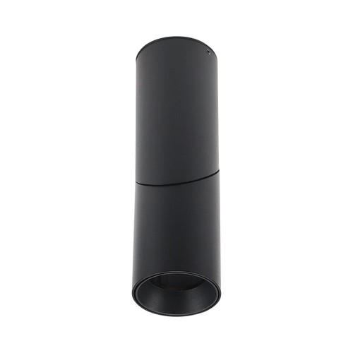 GU10 Aufbaustrahler - Schwarz, rund, Aluminium, Ø5,95 x 19,7 cm, IP20 Innenbereich, ohne Leuchtmittel