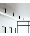 GU10 Aufbaustrahler - Schwarz, rund, Aluminium, Ø5,95 x 19,7 cm, IP20 Innenbereich, ohne Leuchtmittel