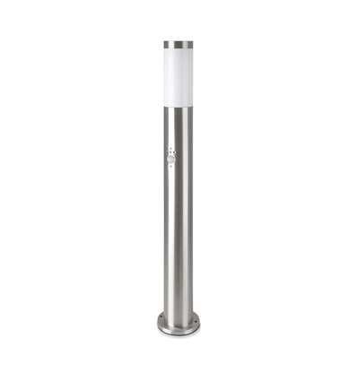 80cm Gartenlampe mit Sensor - E27 Fassung, Edelstahl, IP44, max. 60W