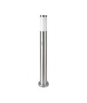 80cm Gartenlampe mit Sensor - E27 Fassung, Edelstahl, IP44, max. 60W