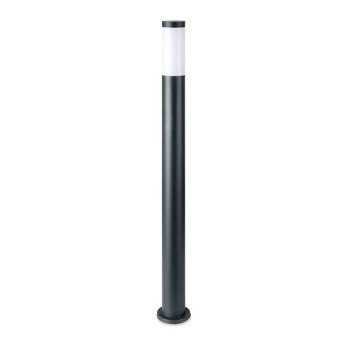 V-Tac Graue Gartenlampe, rostfrei - 110 cm, IP44 für den Außenbereich, E27 Fassung, ohne Leuchtmittel