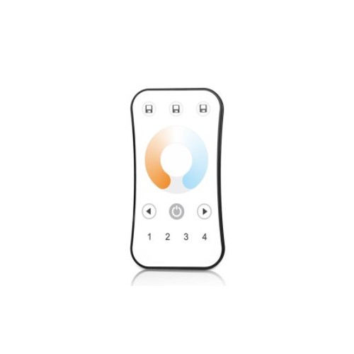 LEDlife rWave Touch CCT Fernbedienung - 4 Zonen, Batterie, inkl. Halter
