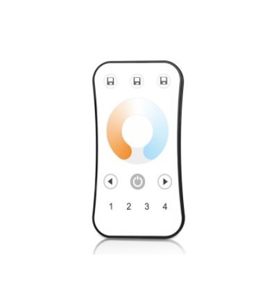LEDlife rWave Touch CCT Fernbedienung - 4 Zonen, Batterie, inkl. Halter