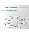 LEDlife rWave Touch CCT Fernbedienung - 4 Zonen, Batterie, inkl. Halter