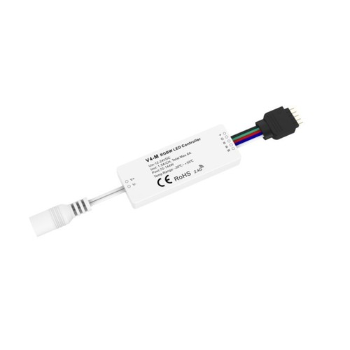 LEDlife rWave mini RGB+WW Controller - 12V (72W), 24V (144W), mit DC-Stecker