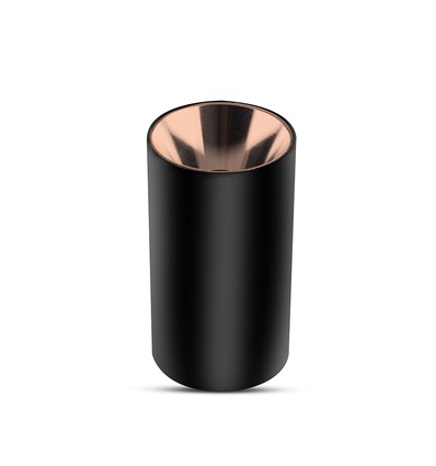 GU10 Aufbaustrahler, rund - Schwarz und Roségold, Aluminium, max. 35W, ohne Leuchtmittel
