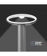 LED Pollerleuchte 30 cm 9W IP54 Dunkelgrau - 230V, 4000K, inkl. Leuchtmittel