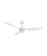 65W Deckenventilator - Weiß mit RF-Steuerung, 3 weiße Flügel, AC-Motor (52 Zoll)