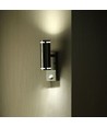 GU10 Wandleuchte Up/Down mit Sensor - IP44 Außenbereich, Edelstahl, ohne Leuchtmittel