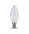 5,5W LED-Kerzenlampe E14 - Samsung Chip, 4000K, dimmbar