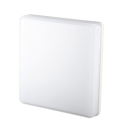 25W LED Deckenleuchte, Samsung LED Chip - 300x300mm, IP44, IK08, weißer Rand, 3000K