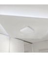25W LED Deckenleuchte, Samsung LED Chip - 300x300mm, IP44, IK08, weißer Rand, 3000K