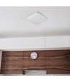 25W LED Deckenleuchte, Samsung LED Chip - 300x300mm, IP44, IK08, weißer Rand, 3000K