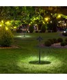 7W LED Gartenstrahler mit Erdspieß / Ständer - Samsung LED Chip, IP65, schwarz, 2-in-1 Gartenlampe