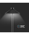 7W LED Gartenstrahler mit Erdspieß / Ständer - Samsung LED Chip, IP65, schwarz, 2-in-1 Gartenlampe