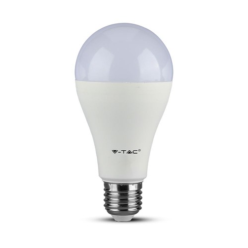 E27 17W dimmbare LED Birne - A65, Samsung LED Chip, 1521lm, 6400K, weißer Kunststoff