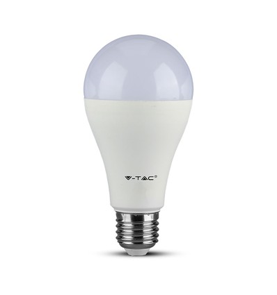 E27 17W dimmbare LED Birne - A65, Samsung LED Chip, 1521lm, 6400K, weißer Kunststoff