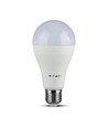 E27 17W dimmbare LED Birne - A65, Samsung LED Chip, 1521lm, 6400K, weißer Kunststoff