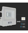 10W LED-Flutlicht mit Sensor - Weiß, Samsung LED-Chip