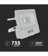 10W LED-Flutlicht mit Sensor - Weiß, Samsung LED-Chip
