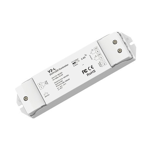 LEDlife rWave CCT Controller - Push-Dim, 12V (96W), 24V (192W), Entlastung an beiden Enden