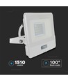 20W LED Flutlicht mit Sensor, Samsung LED Chip - 4000K, weiß, IP65, PIR Sensor, Außenbereich