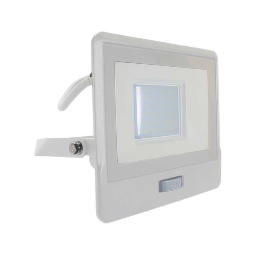 30W LED Flutlicht mit Sensor - Samsung LED Chip, IP65, 4000K, 1m Kabel, Außenbereich