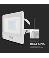 30W LED Flutlicht mit Sensor - Samsung LED Chip, IP65, 4000K, 1m Kabel, Außenbereich