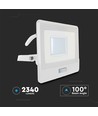30W LED Flutlicht mit Sensor - Samsung LED Chip, IP65, 4000K, 1m Kabel, Außenbereich