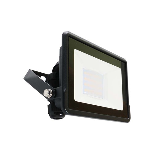 20W LED-Flutlichtstrahler - Samsung-Chip, Direktanschluss, 6500K, schwarzes Gehäuse