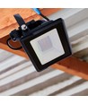20W LED-Flutlichtstrahler - Samsung-Chip, Direktanschluss, 6500K, schwarzes Gehäuse
