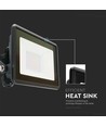 20W LED-Flutlichtstrahler - Samsung-Chip, Direktanschluss, 6500K, schwarzes Gehäuse