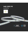 5m 4W/m LED Strip, 200lm/W, RA90 - 24V, IP20, 4000K, 90 LED pro Meter