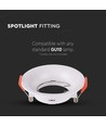 GU10/MR16 Downlight - Exkl. Leuchtmittel, Lochausschnitt: Ø8 cm, Maße: Ø8,8 cm
