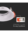 GU10/MR16 Downlight - Exkl. Leuchtmittel, Lochausschnitt: Ø8 cm, Maße: Ø8,8 cm