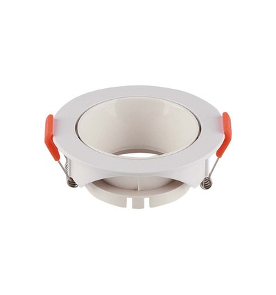 GU10 Einbaustrahler - Rund, weiß/weiß, IP20, Ausschnitt: Ø7,2 cm, Maße: Ø8,5 cm