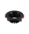 GU10/MR16 Downlight mit schwarzem Reflektor - Ohne Leuchtmittel, Schwarz, Lochausschnitt: Ø7,2 cm, Maße: Ø8,5 cm