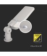 150W LED Straßenleuchte mit Samsung Chip und Sensor - 135lm/W, IP65, 4000K, grau, verstellbarer Winkel