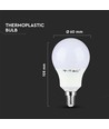 E14 8,5W LED Leuchtmittel - A60, Samsung LED Chip, 806lm, ersetzt 60W
