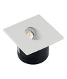 3W quadratischer LED Einbauspot für Treppen - 4000K, 270lm, Loch: 62mm, Maße: 80x80mm