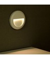 2W runder LED Treppenspot - Weiß, 3000K, IP65, Innen- und Außenbereich