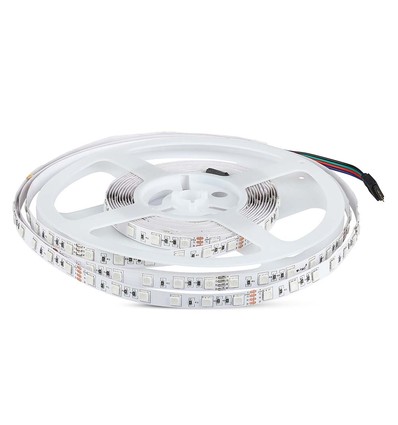 5m 8W/m RGB+3000K LED Strip - 12V, IP20, 60 LED pro Meter