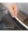 5m 8W/m RGB+3000K LED Strip - 12V, IP20, 60 LED pro Meter